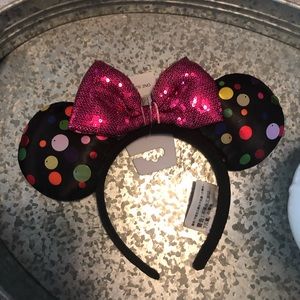 New NWT Dots Disney Ears Mickey Minnie Mouse